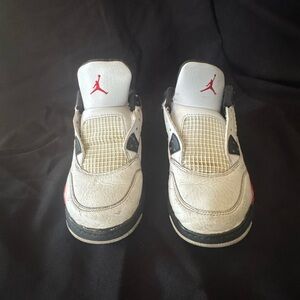 Jordan Kids White and Red Slip-On Sneakers
